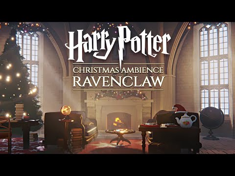 Ravenclaw ◈ Christmas at Hogwarts 🎄 Harry Potter inspired Holiday Ambience & Soft Music [Day Time]