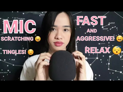 ASMR FAST and AGGRESSIVE Mic Scratching 🤤