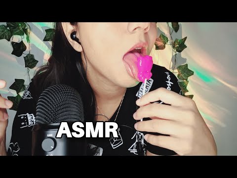 asmr ♡ Super sensitive lollipop eating sounds 🍭 | No talking |for more relaxing |Fast and aggressive