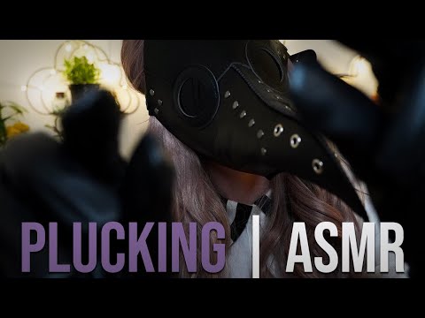 ASMR Witch Doctor | Plucking Away Negativity (Muffled Talking)