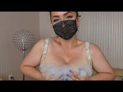 Bubble SPA | Wet pats on the Boob | Bubble on my Boob | Bubble Sounds