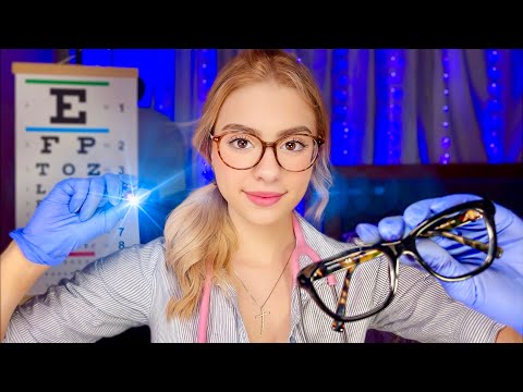 ASMR DETAILED Eye Exam Lens 1 or 2 👓 Doctor Roleplay REALISTIC Vision Test, Glasses Fitting 👓