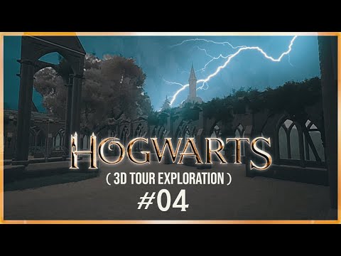 Rainy Day in Hogwarts ◈ 3D Virtual Tour #04 [NO TALKING] Dreams PS4