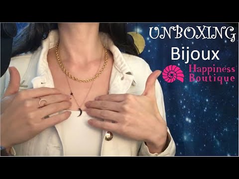 ASMR * Unboxing de bijoux * Happiness boutique * idées cadeaux de Noël