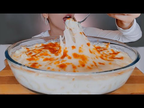 ASMR CHEESIEST MAC  (Extra Creamy Lazy Macaroni and Cheese) *No Talking Eating*