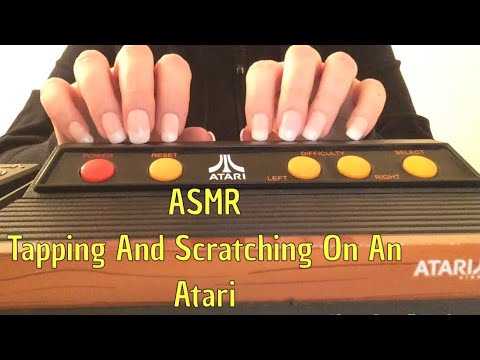 ASMR Tapping And Scratching An Atari
