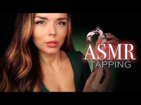 ASMR | Intense Tapping + Scratching on Random Objects [wood, glass, metal with nails & finger tips]