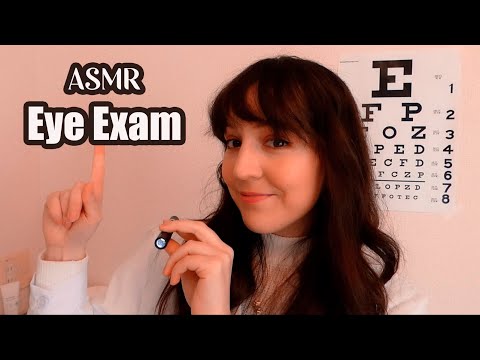 ⭐ASMR A Relaxing Fall Eye Exam 🍂 Doctor Roleplay (Soft Spoken, Light Triggers)