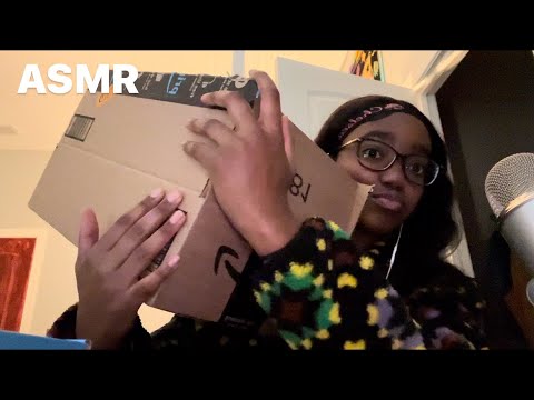 ASMR UNBOXING//HAUL!! (whispering+ assorted triggers)