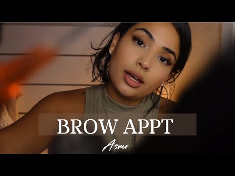 ASMR| Brow Appointment ✂️ ￼