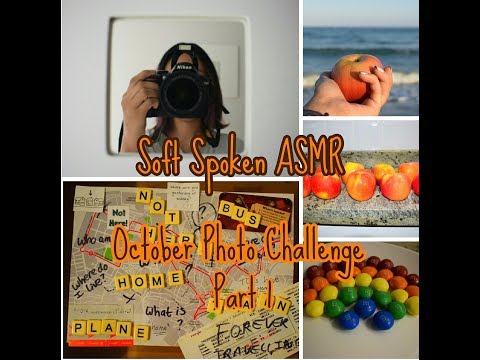 ASMR SOFT SPEAKING: October Photo Challenge Part 1 📸🍁 | Show & Tell