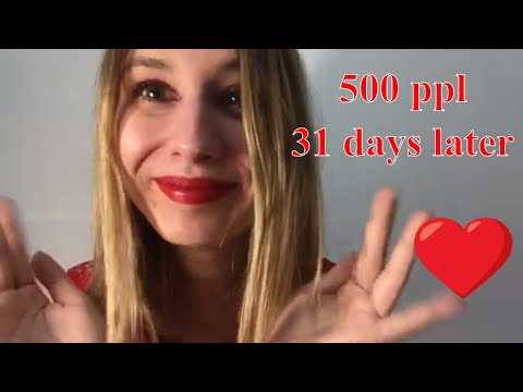 1 MONTH AND 500 OF YOU LATER - Thank you Q&A (ASMR)