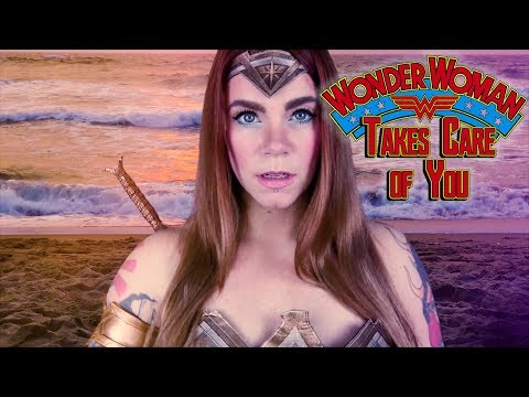 ASMR RP - Wonder Woman Takes Care of You (with Ocean sounds)