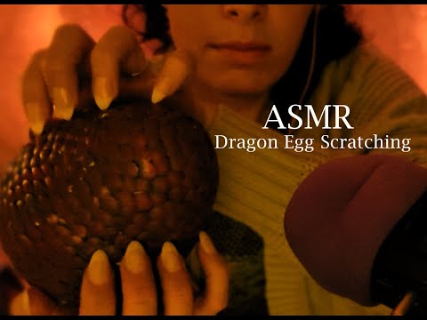 ASMR Scratching Dragons Egg & some random triggs xoxox