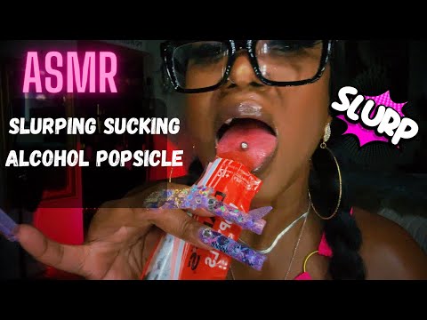 ASMR Alcohol Popsicle Mukbang Euphoric Tingly Mouth Sounds And Slurping