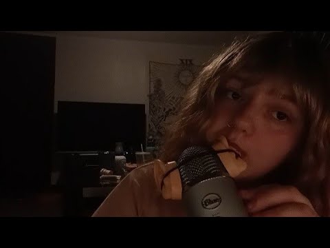 ASMR- Ear Eating w/ Breathing Sounds (trying out my new silicone ears!)