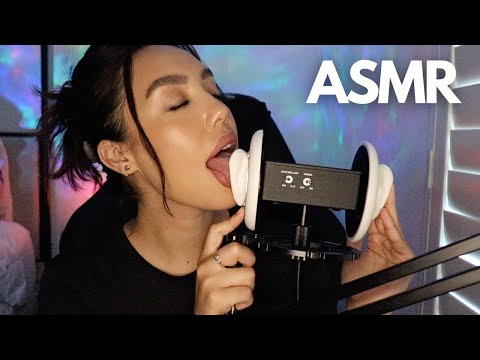 ASMR ✨ Ear Licking, Ear Kisses & Whispers 💋✨