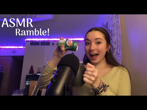 (ASMR) Ramble + Drinking Soda