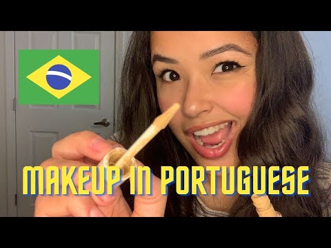 ASMR em Portugués | chaotic makeup application