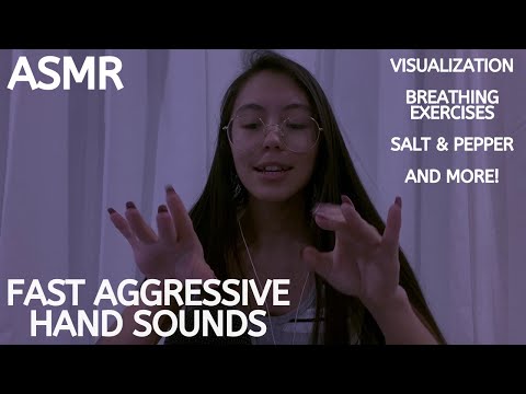 ASMR | Fast Aggressive Hand Sounds, Movements, and Rambles