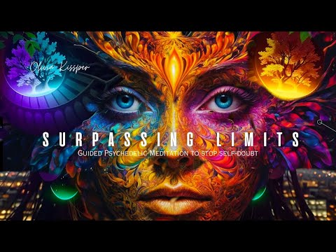 STUNNING 4k Psychedelic Visuals +Guided Meditation: Excellence to Stop Self-Doubt | Female Voice