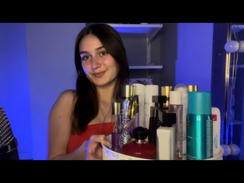 ASMR showing you my Parfum collection 😻💤