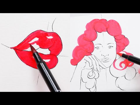 ASMR PURE DRAWING SOUNDS 🤤 | Oddly Satisfying Art Videos