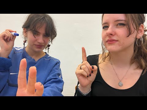 ASMR Follow OUR instructions at the same time! (follow instructions x2)