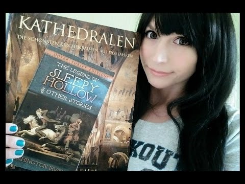 ASMR Sleepy Hollow Close Up Whispers . Cathedrals Page Flipping & Tracing