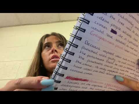 Quick asmr in class (rudely interrupted)
