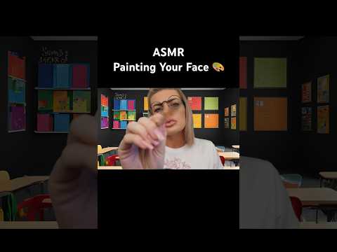 ASMR Painting Your Face 🎨 #shorts #asmrshorts #painting #asmrsounds