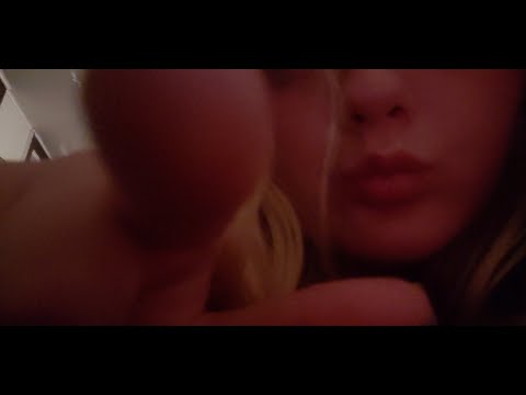 ASMR● SLOW UPCLOSE kisses, mouth sounds, & hand movements