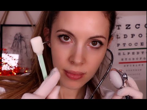 ASMR Dr Allergy Treatment & Test,Scalp & Ear Check - Personal Attention Roleplay