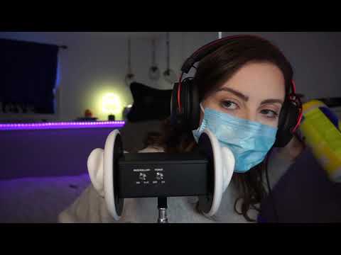ASMR EAR CLEANING! ~ Scraping, Spoolies & Lysol Wipes XD