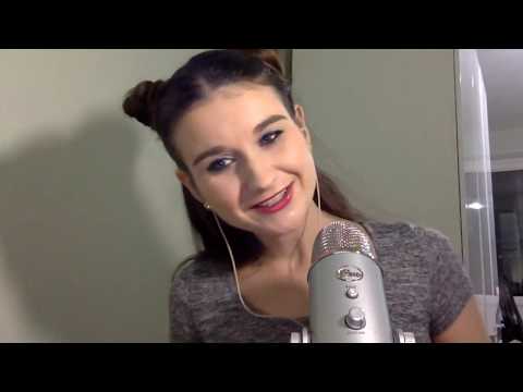 ASMR Stream hair brushing, eating m&m`s, show you my new cosmetic(Russian/English)