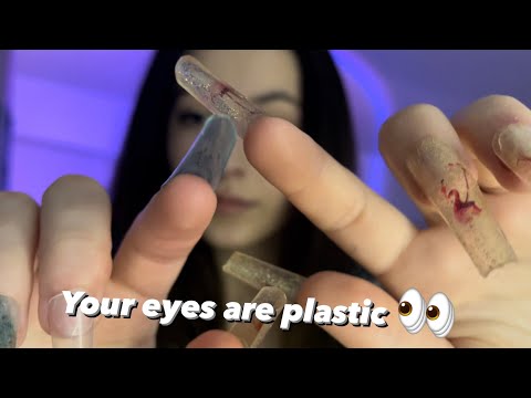 Asmr tapping on your plastic eyes