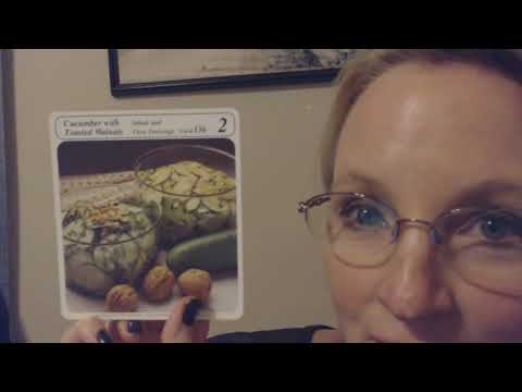 ASMR Up-Close Whispered Reading of Recipes