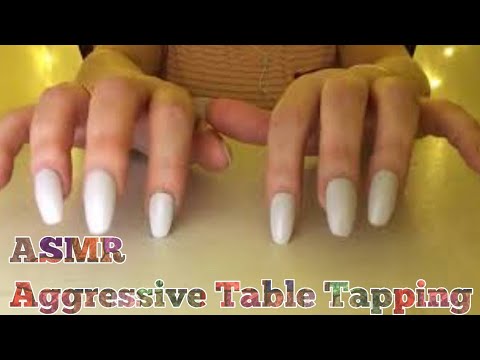 ASMR Aggressive Table Tapping