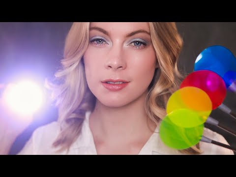 ASMR Eye Exam & Color Blind Test (Medical Roleplay, Light Triggers, Follow My Instructions)