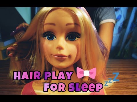 ASMR NO TALKING: Relaxing Hair Play 💇‍♀️💖 | Binaural Hair Brushing