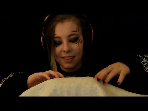 ASMR | intense bassy towel sounds and scratching w/ breathing shushing - no talking