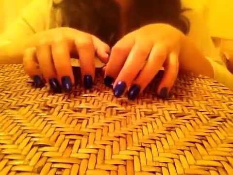 ASMR Nails Tapping Scratching Eating a Little Candy...
