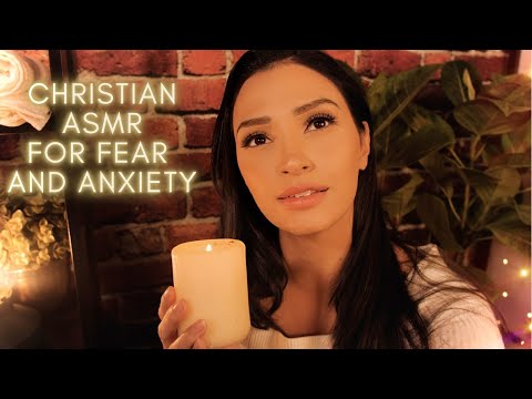 Christian ASMR for Anxiety | Relaxation, Personal Attention, Prayer | ASMR Hair Play at Bed Time