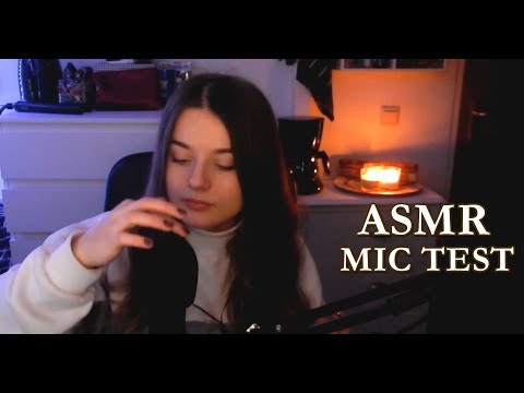 Trying a New Microphone for ASMR 🎤 Tapping on Different Items, Whispering, Hand Sounds