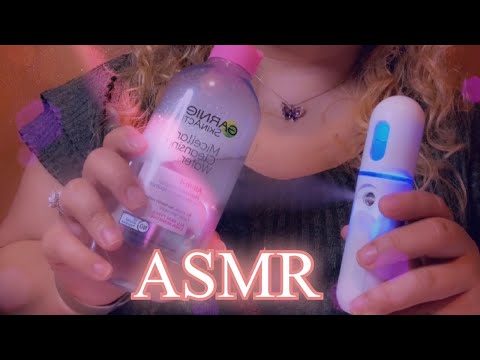 ASMR| Personal attention: Removing your makeup after a long busy day| Whispering 😴