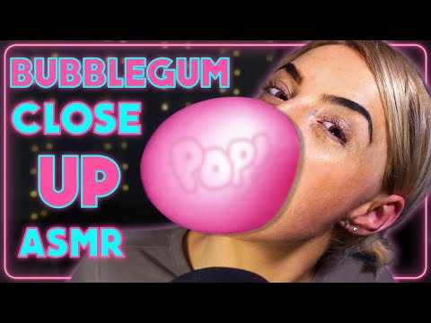 [ASMR] Super Up Close & Personal Gum Chewing Sounds !! ✨