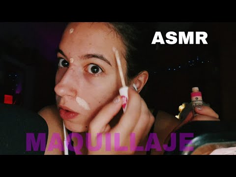 ASMR || Me maquillo para grabar vídeos || Pau ASMR