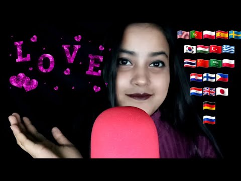 ASMR How To Say "Happy Valentine's Day" In Different Languages With Mouth Sounds.