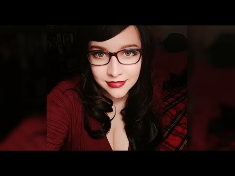 ASMR - rude demon lady receptionist RP (gum chewing, paper sounds, personal attention)