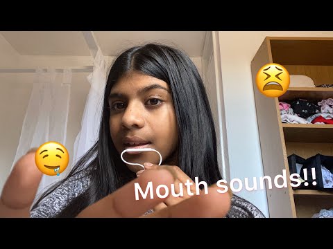 ASMR UP-CLOSE MOUTH SOUNDS + HAND MOVEMENTS